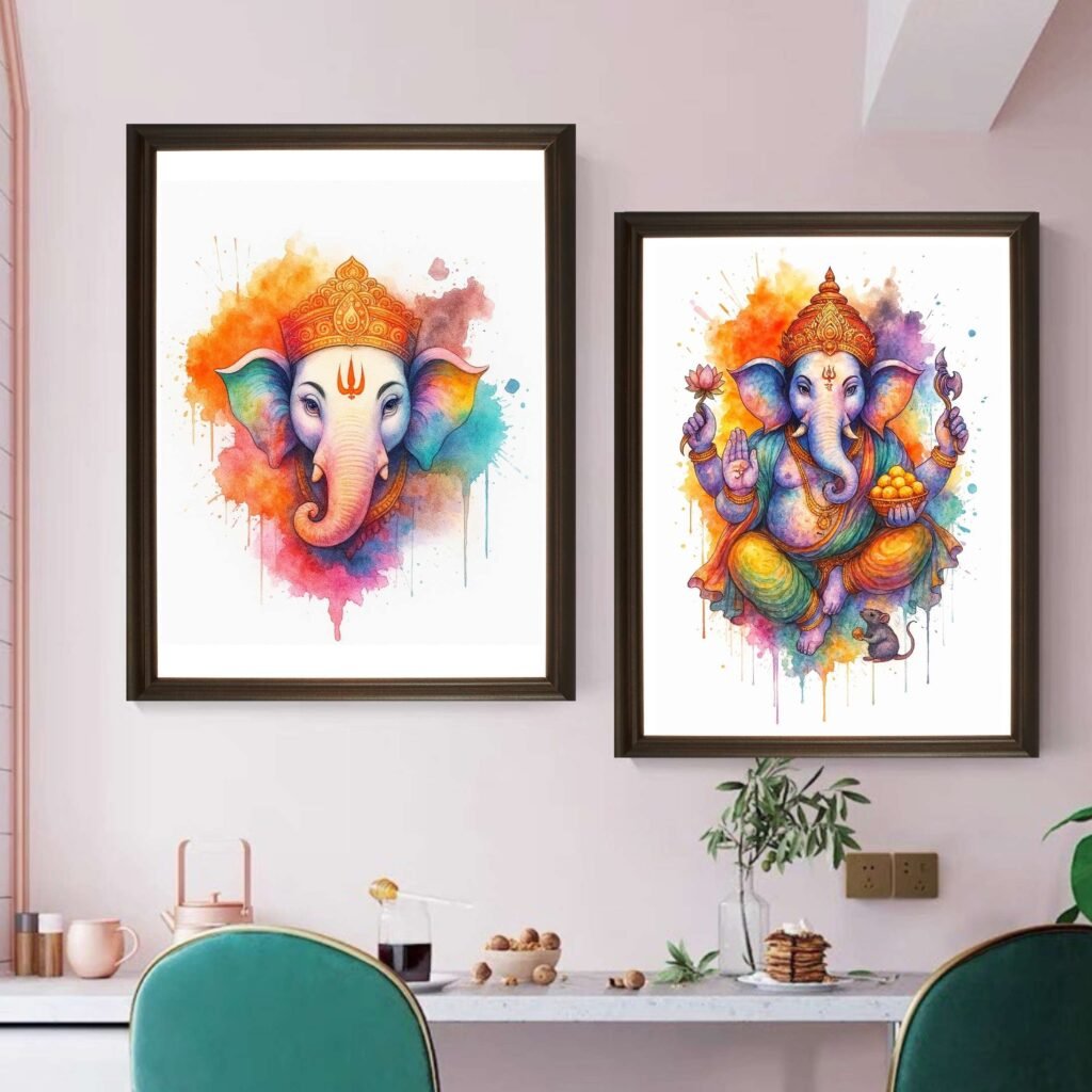 lord ganesha painting-happie vibes decor