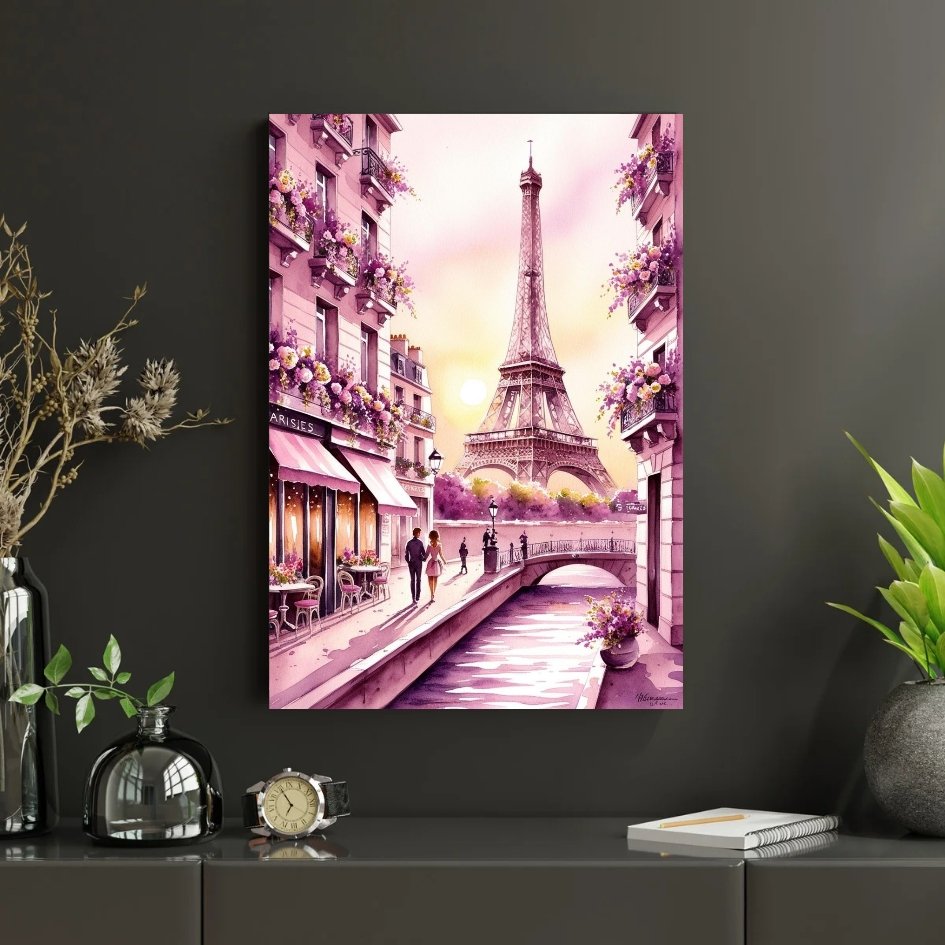 paris painting-happie vibes decor