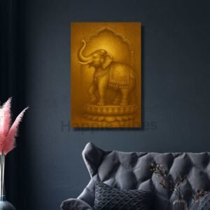 Elephant Vastu Painting for prosperity and strength – Happie Vibes