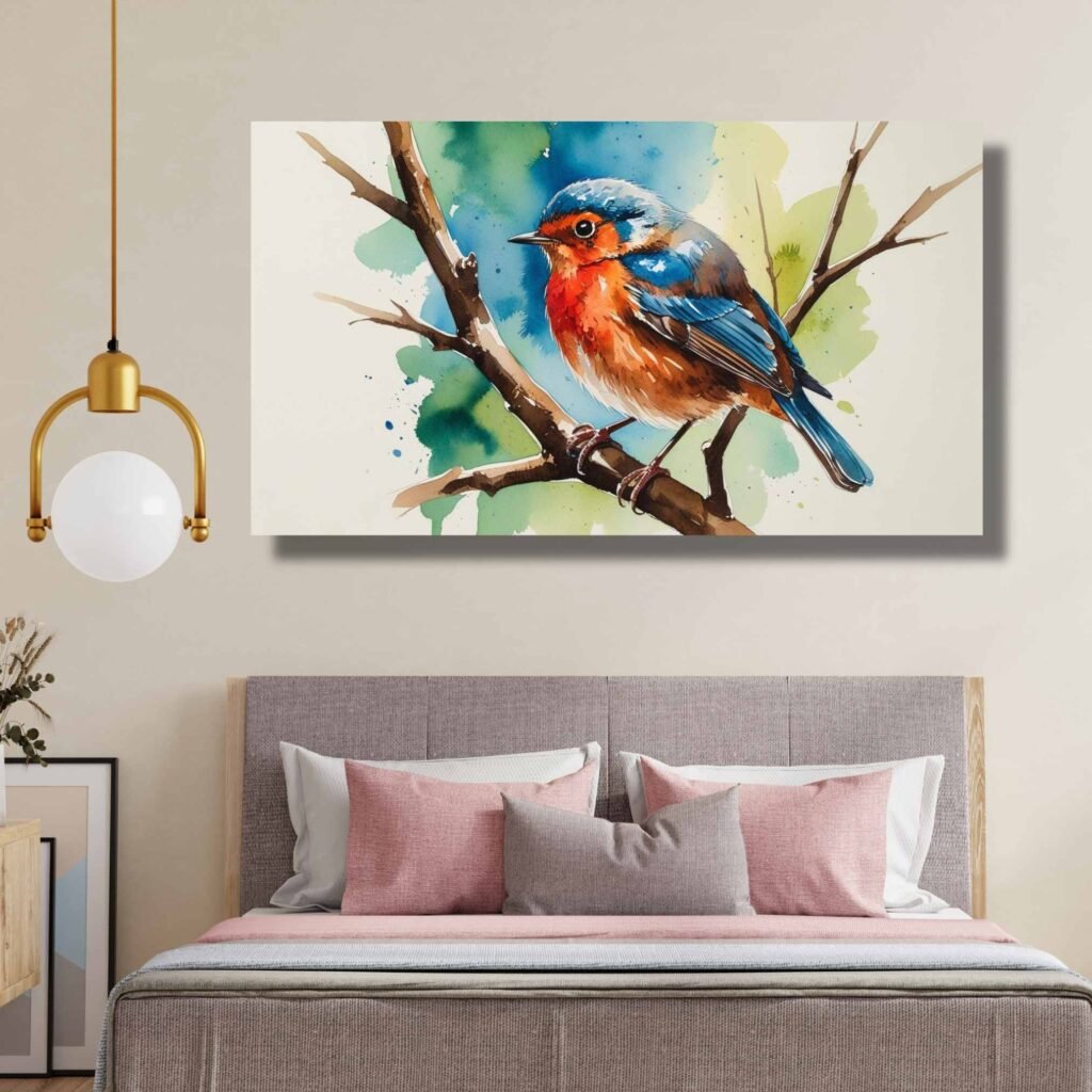 robbin -bird painting